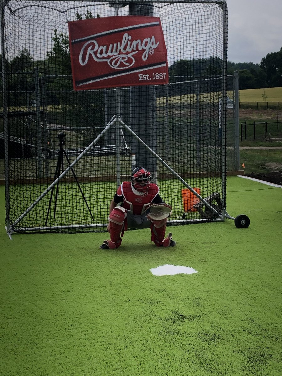 GLCanadians's tweet image. Catchers at work...#TeamRawlings @RawlingsSports @JShip16 #GLCCombine