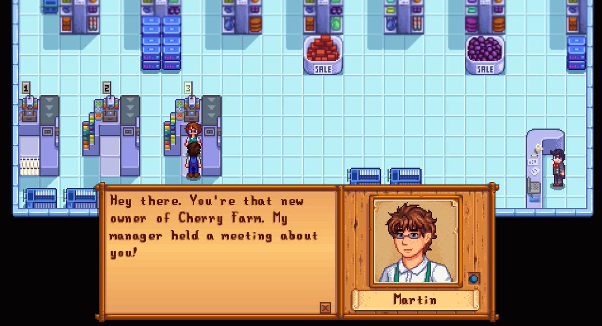 Flashshifter Everyone Meet Martin He S A Teenager Who Works A Couple Days Out Of The Week At Joja Mart For Some Pocket Change Martin Will Debut In Sve 1 11 Stardewvalley