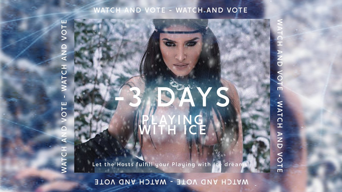 ImLiveCom's tweet photo. Take advantage of the last few days!
Watch, have fun and vote. Until 30th June on https://t.co/e9KkLx4G0u ๐ง
#imlivenet #imlive #playingwithice #party @ModelsImlive https://t.co/UOpsKChB30
