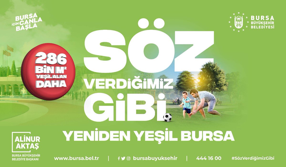 Bursada NelerOluyor1 ...
Söz verdiğimiz gibi Bursa’da güzel şeyler oluyor.🇹🇷