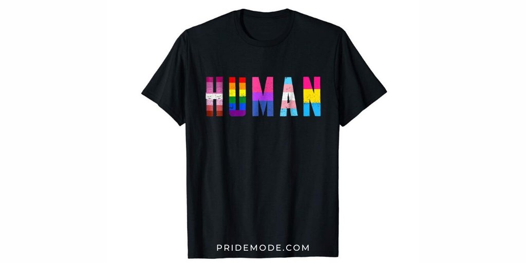 PrideMode's tweet photo. π HUMAN Tee
π More combinations of pride flag letters coming soon!
π Free Worldwide Shipping π
π Shop: https://t.co/re35vsoi0b
#YouAreValid #RainbowPride #LoveIsLove #LGBTQ #LGBTQIA #PrideMonth #GlobalPride #GlobalPride2020 #Pride2020 #Pride #PrideMode #PrideModeShop https://t.co/mhVMOekYte