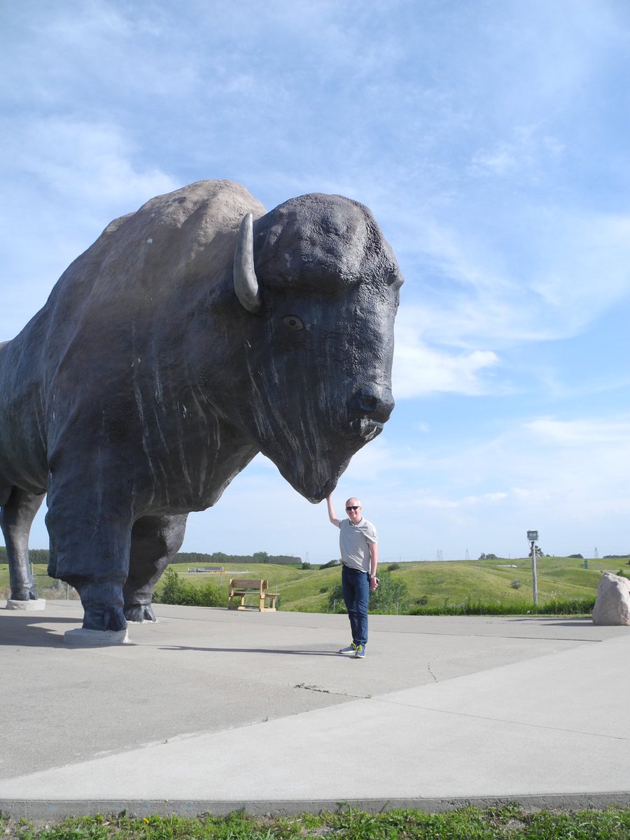 After trekking across a slice of North Dakota enlivened only by a giant buffalo, we stayed the night in rainy Bismarck, where more beer and pizza was accompanied by the worlds finest trivia game, “North Dakota Trivia”. It made learning fun.