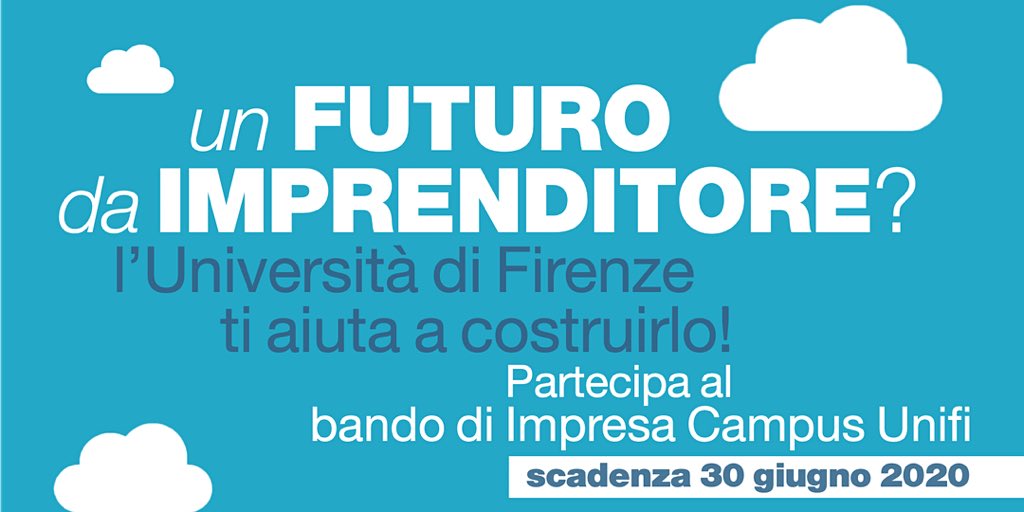 Partecipa a Impresa Campus Unifi, un percorso gratuito di training e accompagnamento, finalizzato a stimolare la nascita di idee di business innovative e diffondere competenze imprenditoriali tra i giovani del mondo universitario. 
➡️unifi.it/impresacampus