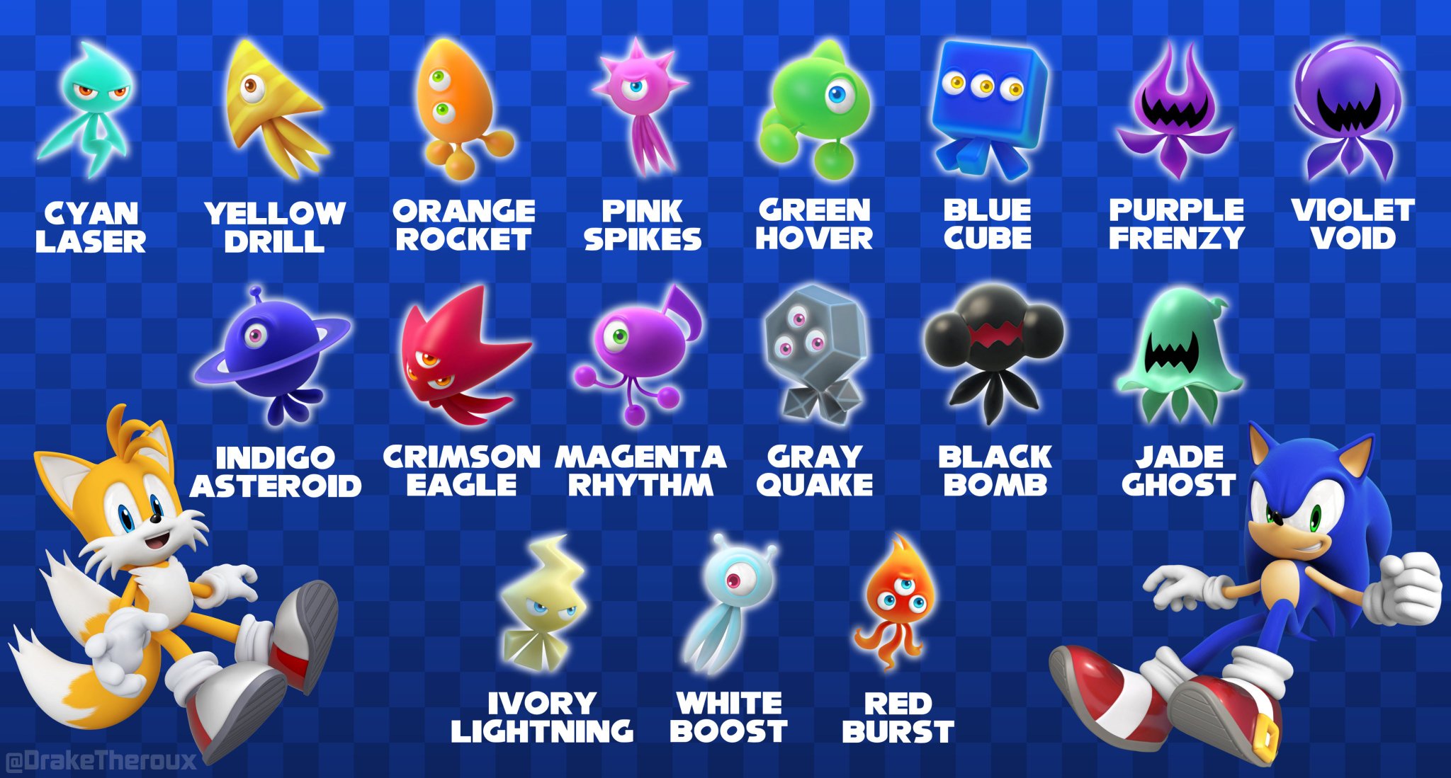 Sonic Colors Wisps Lazer