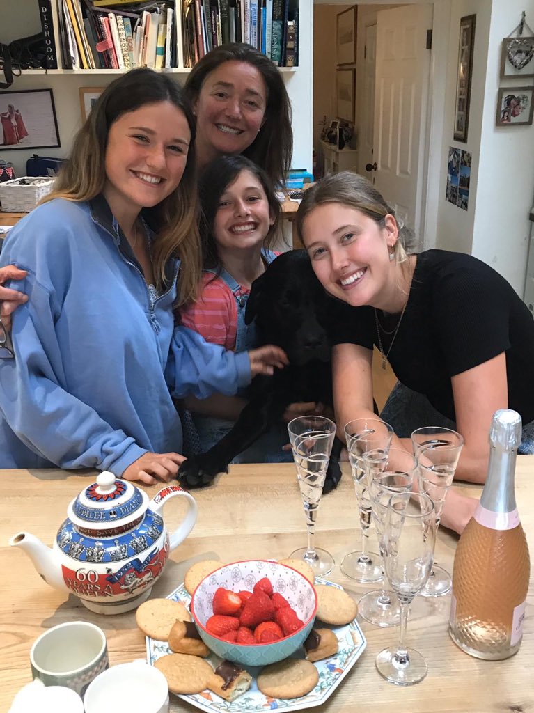 GlenalmondColl's tweet image. Thanks to the Forsyth family for this lovely Commem photo. A downpour meant their picnic plans switched to indoors but it looks like it was still great fun! 👏
