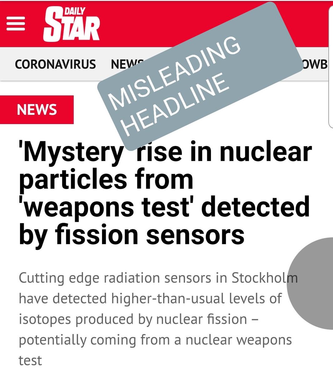 At this time there do NOT appear to be other indicators of a nuclear explosive test, such as hydroacoustic, seismic, and/or infrasound data. Nor have I seen reports of a wider number of radionuclides than the original 3 reported. This Daily Star headline is misleading