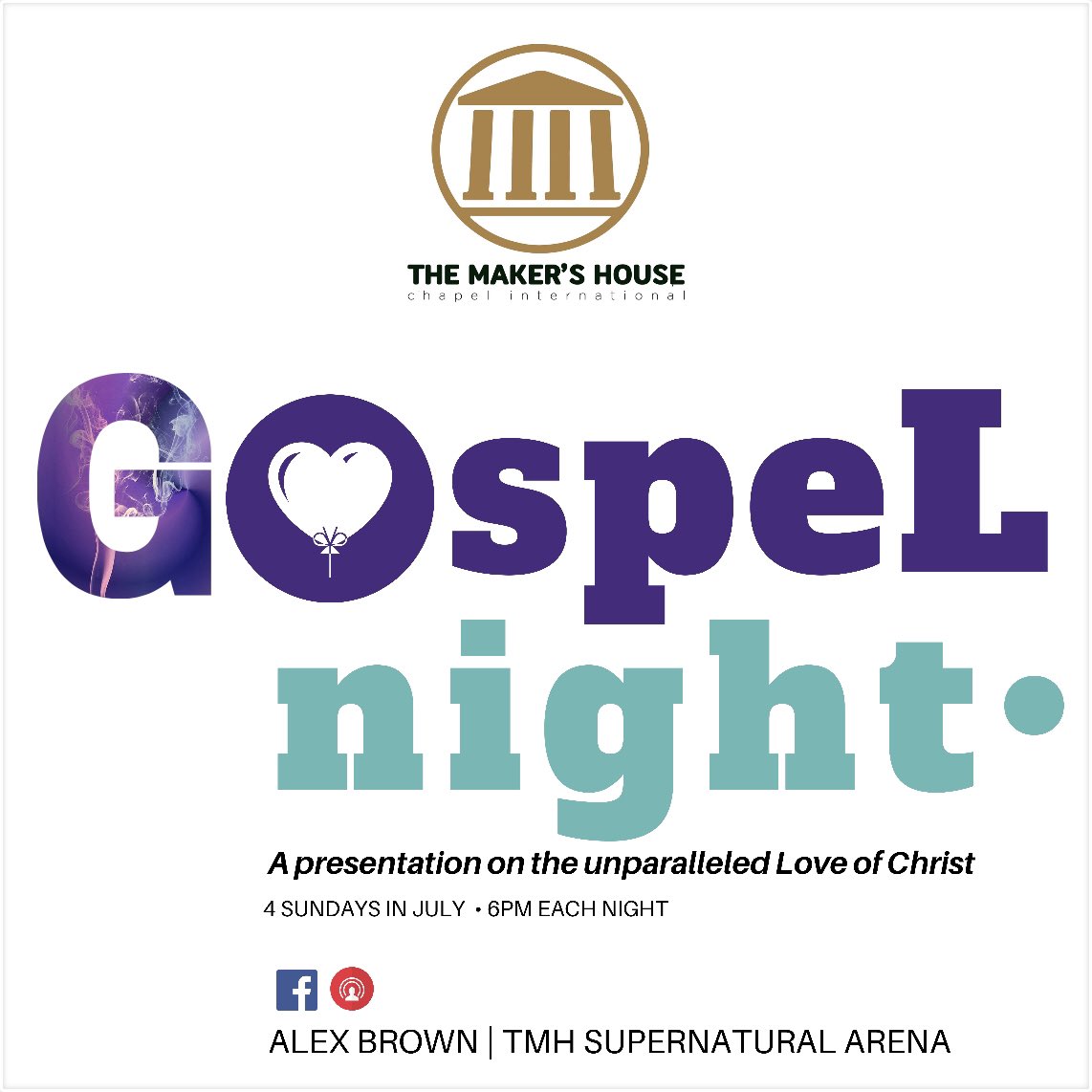 tmhadenta's tweet photo. #GOspelNight

Every Sunday in July @ 6pm.

#TMHSupernaturalArena
#WondersWithoutEnd
#gospelnight
#TMHAdenta https://t.co/xdfQKttNOX