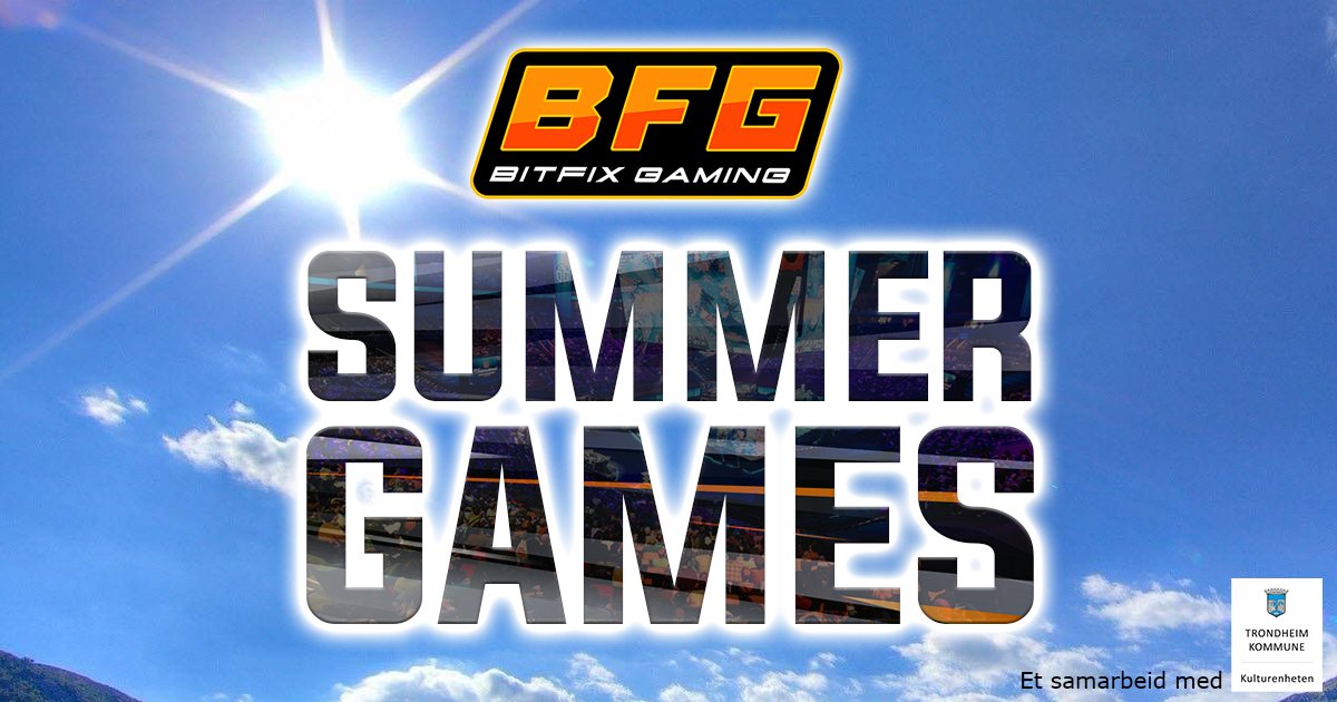 bfgnorway's tweet photo. Vi er veldig glade for å kunne tilby et bredt spekter av aktiviter for ungdom i Trondheim og omegn i sommer. Fokus er E-sport, gaming og teknologi. Utføres med støtte fra Kulturenheten i Tr.h, Gjensidigestiftelsen og Bitfix AS.

Les mer på vår event side: https://t.co/H4iGjnZ5DL https://t.co/vPZJKLkZxn