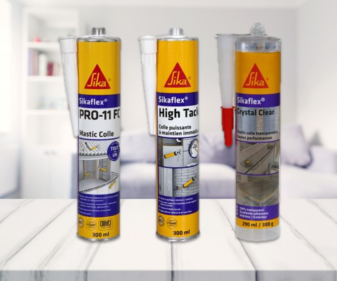 Gamme de colles #Sikaflex : les indispensables 100% performants
 #colle #maison #déco