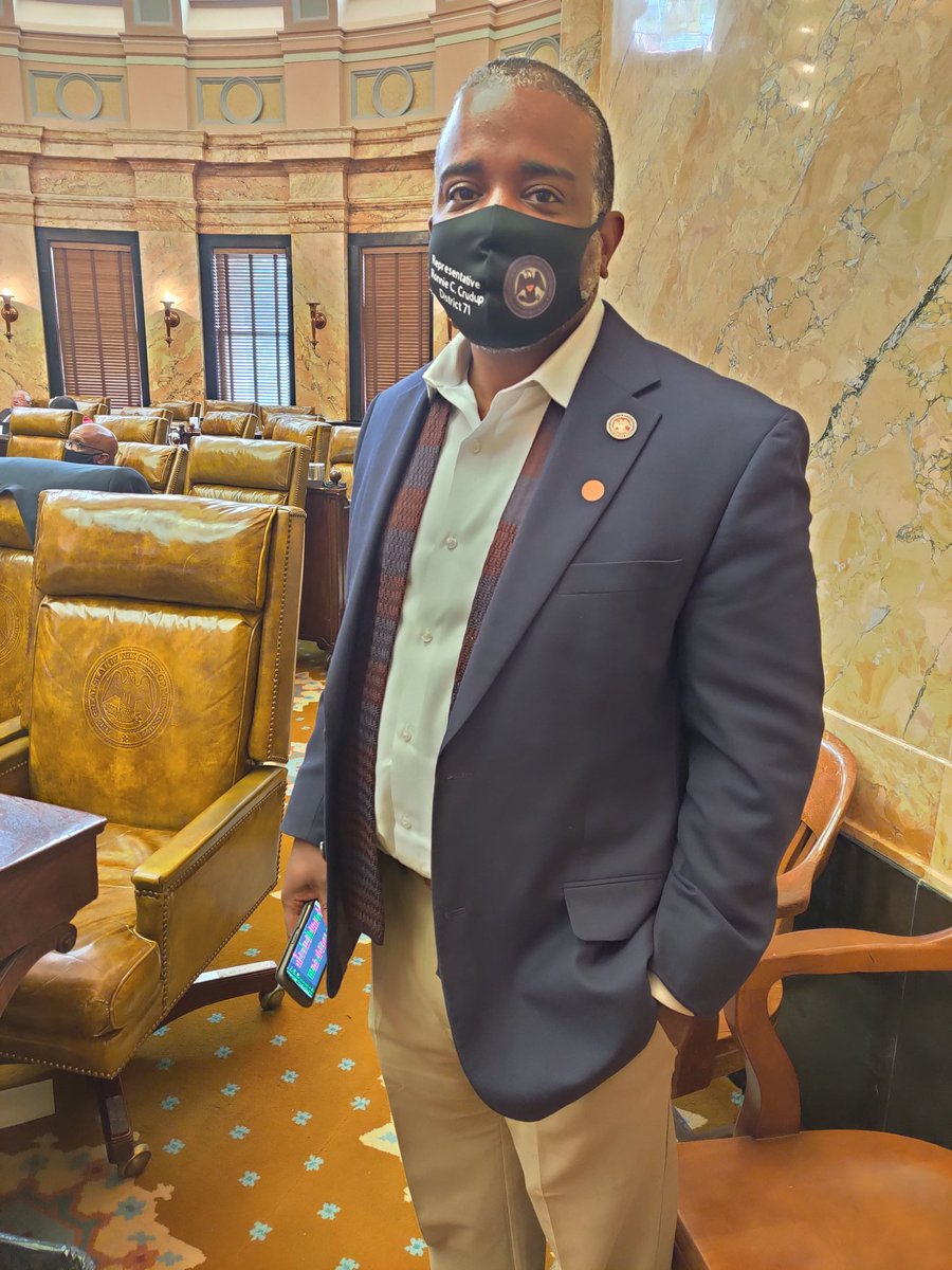 Rep. Ronnie Crudup Jr. tells me this vote is for those who have fought the good fight. "Folks like Sen. Henry Kirksey, Rep. Blackmon, Rep. Clark, some of these older members ... Folks have been fighting this thing for so long. But I'm excited for a new futute for MS too."