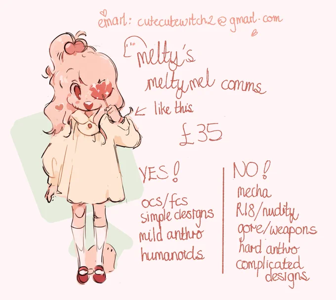 hello! I've decided to open commissions with six available slots of full bodies as seen below! thank you for the increased support and replies these few weeks!! 