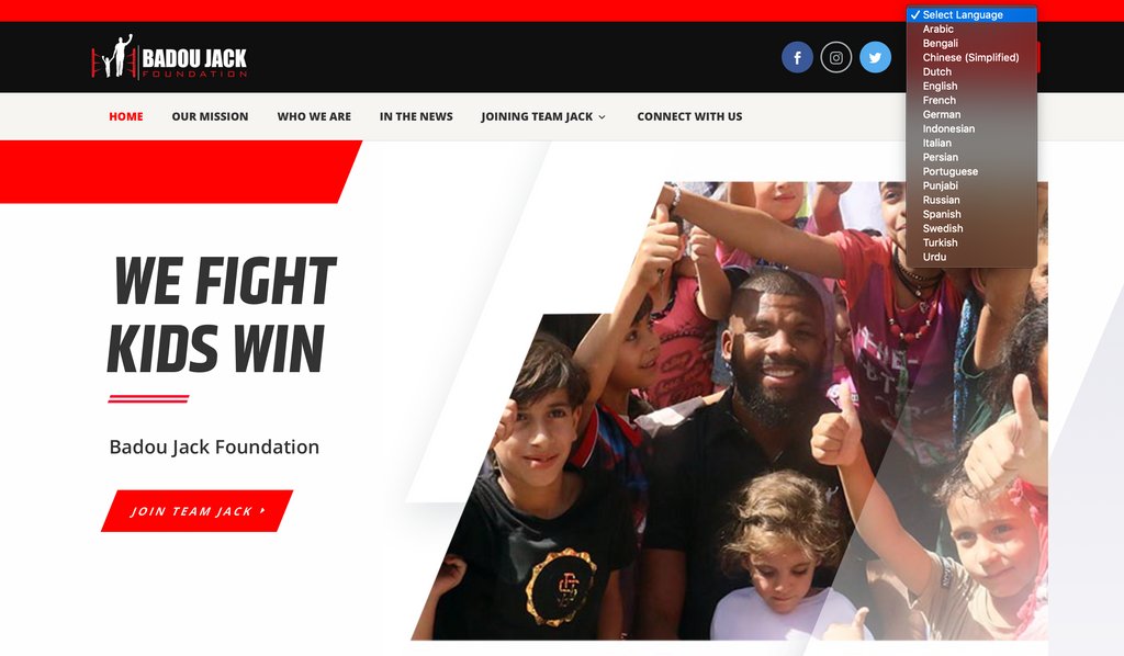 Badou Jack Foundation tweet media