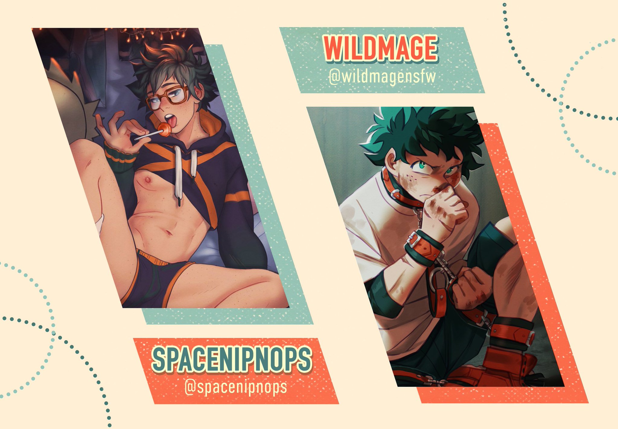 Spacenipnops - 🍸Midori Sour: a BNHA Pin-Up Calendar 🗓✨ on X