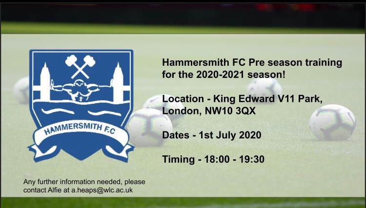 Hammersmith FC tweet media
