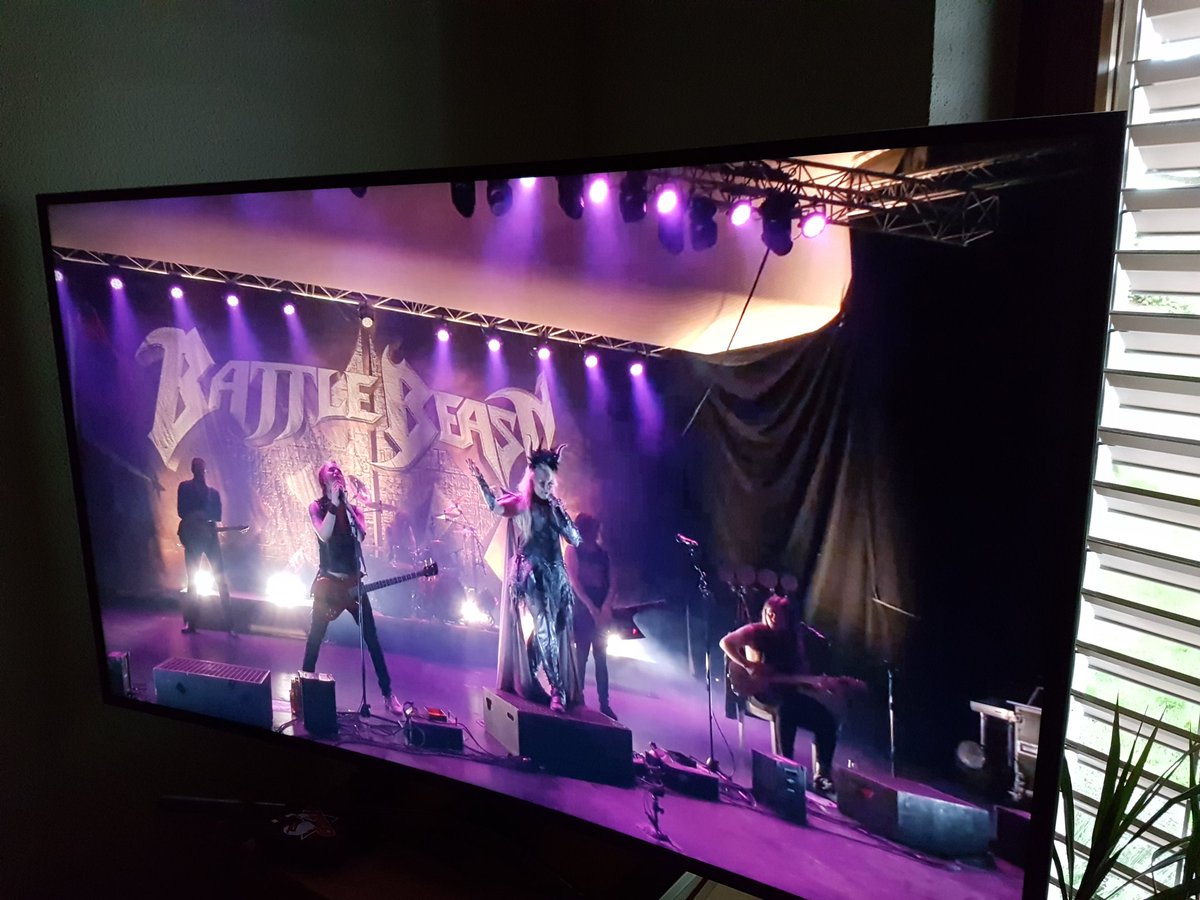 hpwuethrich74's tweet photo. Another livestream tonight
Battle Beast
Awesome Show! Kiitos! Thank you, great way to spend a saturday evening. @BattleBeast @NooraLouhimo #sunbornlive #borntokickyourass #unleashthebeast https://t.co/ssLm2cInol