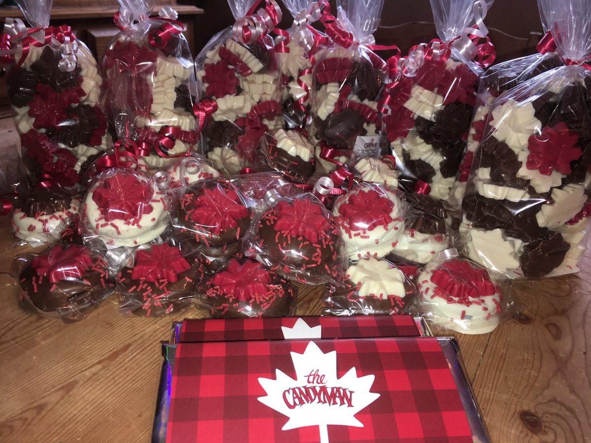 Great chocolates to help celebrate Canada Day this coming Wednesday! <a href="/StrathconaMrkt/">OldStrathconaFMarket</a>