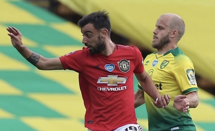 Bruno Fernandes’ game by numbers vs. Norwich City:

72 final third passes (most)
7 shots (most)
5 chances created (most)
3 successful take-ons (most)
3 tackles won 

If that’s him on a bad day then Man Utd have signed a serious player. 🔥