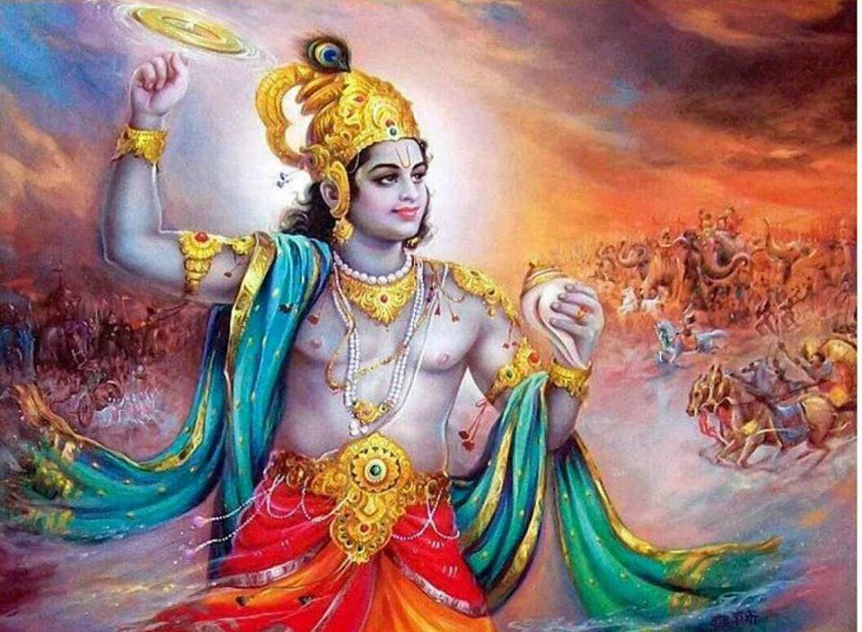 LostTemple7's tweet photo. If Sri krishna is for you, it doesn't matter who is against you, Always Remember. https://t.co/DlhfaIsk14