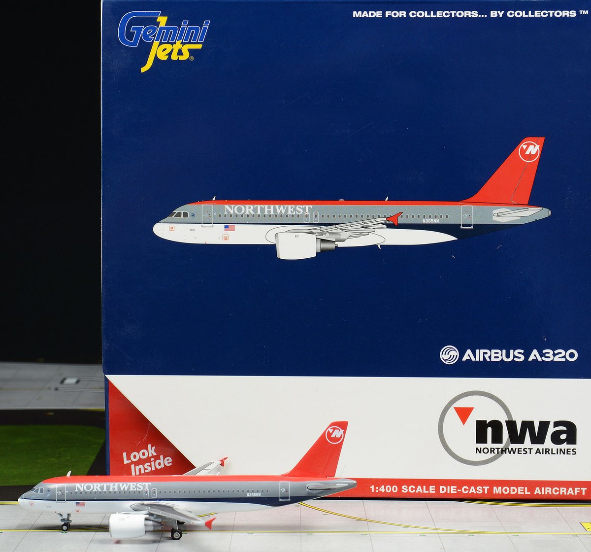 GeminiJets's tweet photo. JUST LANDED! @GeminiJets 1:400-scale Northwest Airlines @Airbus A320 N365NW, item GJNWA371, June 2020. Buy it now from your GeminiJets retailer! See the list at https://t.co/zQEcwYjJbB ✈️ #GeminiJets #NorthwestAirlines #Northwest #Airbus #A320 @Delta @dlflightmuseum https://t.co/gPSRZxZ86S