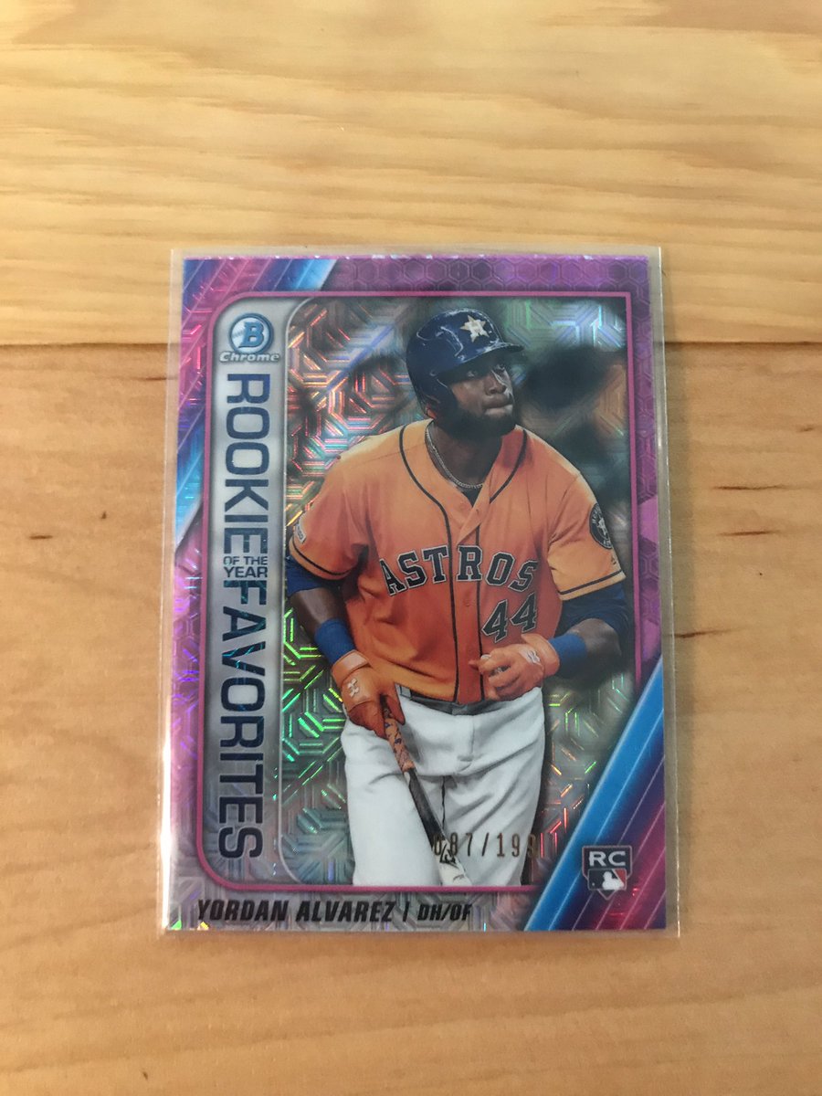 Mr Yordan Alvarez! Rookie of the year favorites is /150 $12.50   #rosellsales  @hobby_connect  @mlbhobbyconnect  @hobbyconnector