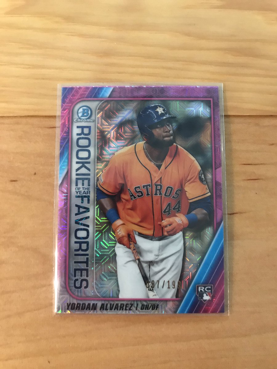 Mr Yordan Alvarez! Rookie of the year favorites is /150 $12.50  #rosellsales  @hobby_connect  @mlbhobbyconnect  @hobbyconnector