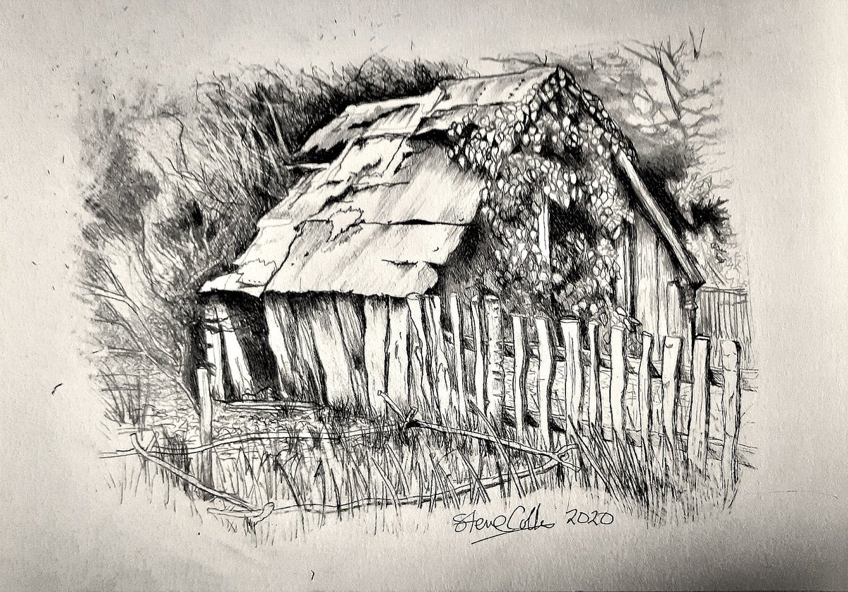 CobbinSteve1's tweet photo. Four scenes of rural ruin ..all I've managed to sketch during lockdown.. just no inspiration.. still the subject seems apt.. 
#art #Somerset #illustrations #landscape #drawing #doodle https://t.co/nSrADF11Kf