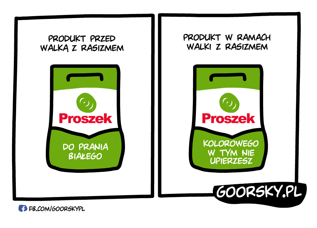 goorsky_pl's tweet photo. Tak to powinno wyglądać 😎 #goorsky #humor #czarnyhumor #blm #proszek #bialy #rasizm https://t.co/Yrh1RdgcKg