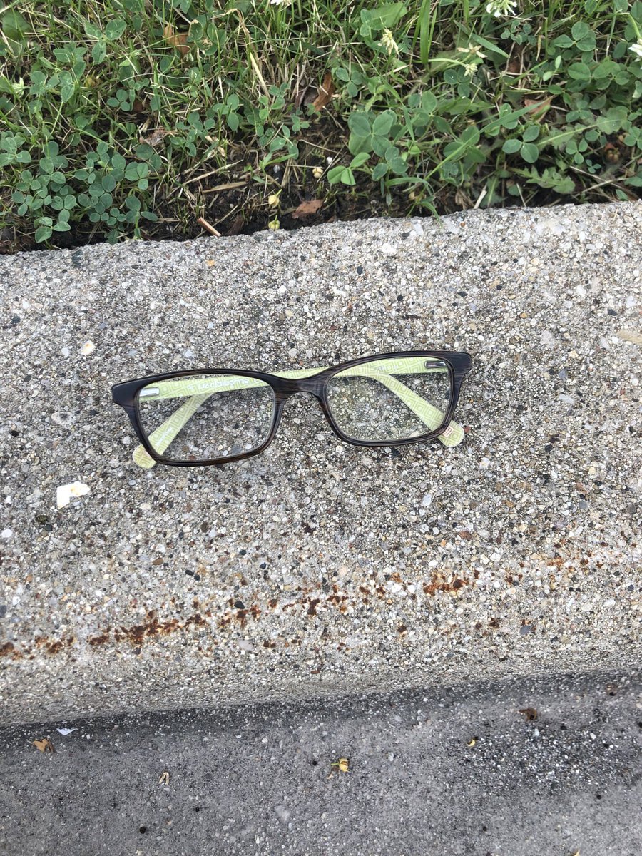 These glasses were found by the spectator area after the race. If they are yours shoot us a DM and we can get them back to you.