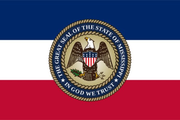WLBT's tweet image. A ruling passed by the House says a new state flag would have to include "In God We Trust" on it. Is this a design you want to see? bit.ly/3eGg995