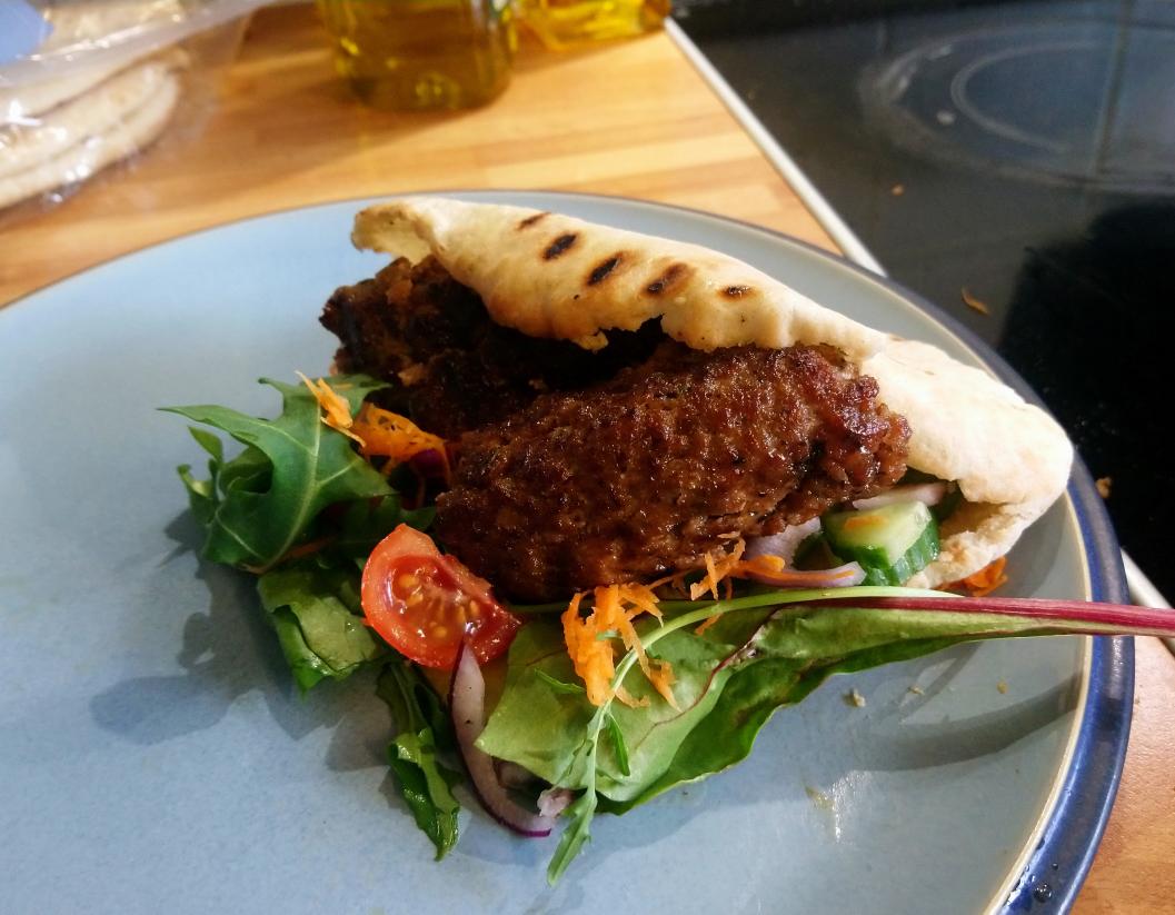 Our own Oakes Minted Lamb pittas for tea! #SouthDownsheep #homereared #fullytraceable #delicious #lovelamb