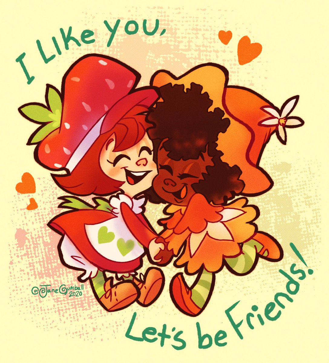 JaneGumball's tweet photo. 2015 vs 2020 🍓🍊 https://t.co/8cmbRftNOj