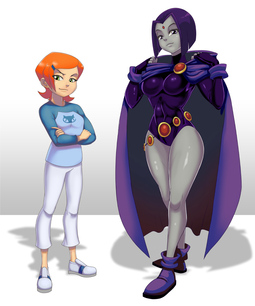 “The full color version of Gwen x Raven made during the last stream. 