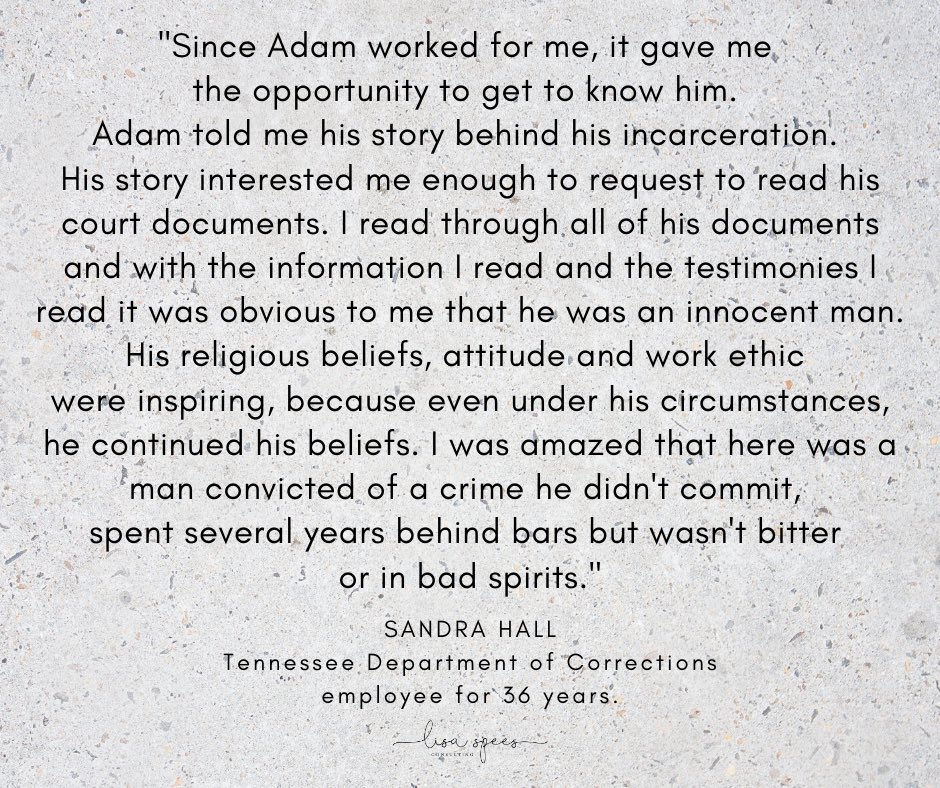 #TeamAdam is forever thankful to everyone in a position of power who came forward to speak the truth. #AdamBraseel #ExonerateAdamBraseel 💚