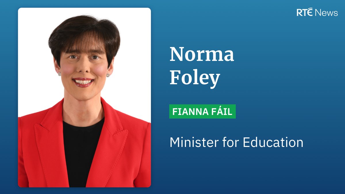 Fianna Fáil's Norma Foley is the Minister for Education