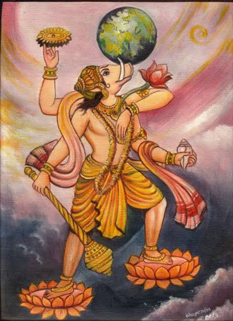 Mahavishnu also comes to Earth and meets Varaha Murthy. He stays at his place. In return he granted him a boon that disciples will first visit Varaha before reaching Vishnu's temple. Hence the ritual of visiting the Varaha Moorty temple before going to the Tirupati temple.