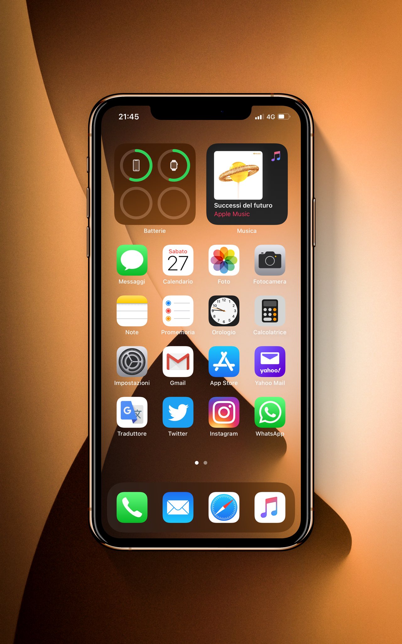 Hình nền iOS14 vàng mang đến vẻ đẹp sang trọng và quý phái cho màn hình điện thoại của bạn. Trải nghiệm công nghệ mới và khám phá những màu sắc tuyệt đẹp của iOS14 vàng ngay hôm nay.