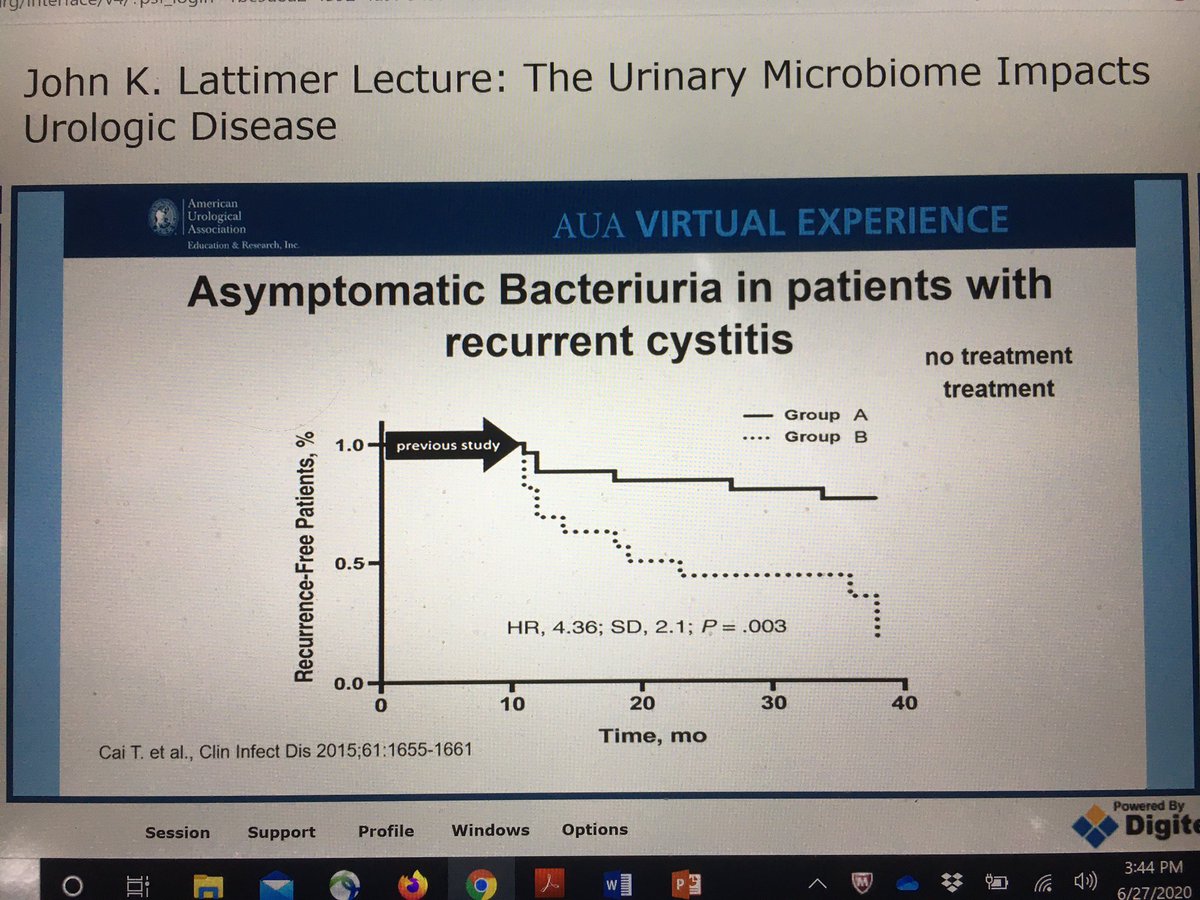 Toby Chai MD (@chai_toby) on Twitter photo Thank you Dr. J. Curtis Nickel for delivering the John Lattimer Lecture at #AUALive <a href="/AmerUrological/">Amer. Urol. Assn.</a> about urinary microbiome - I liked this: don’t treat asymptomatic bacteriuria (ASB); ASB actually protects against recurrent UTI! Thank you Dr. J. Curtis Nickel for delivering the John Lattimer Lecture at #AUALive <a href="/AmerUrological/">Amer. Urol. Assn.</a> about urinary microbiome - I liked this: don’t treat asymptomatic bacteriuria (ASB); ASB actually protects against recurrent UTI!
