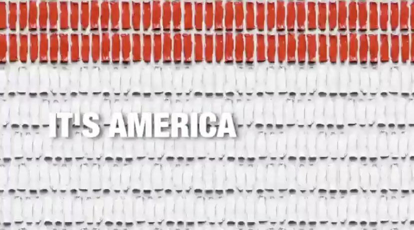 Not in a million years would Biden approve an ad where hundreds of body bags are arranged to form an American flag.  @ProjectLincoln absolutely does not have that filter.