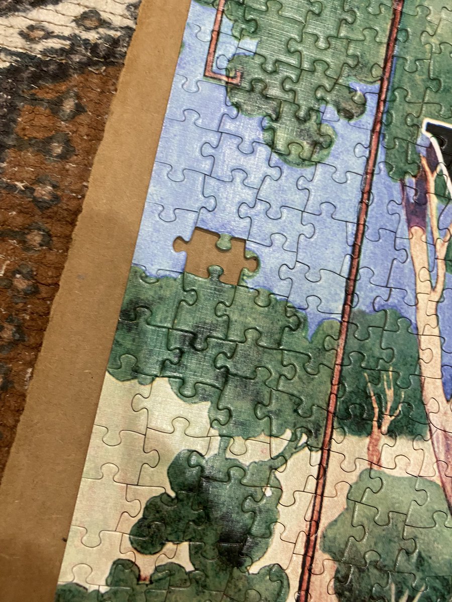 <a href="/NewYorkPuzzleCo/">NewYorkPuzzleCompany</a> hey, my quarantine puzzle, my guiding light in these dark days, is missing its final piece and I’m destroyed