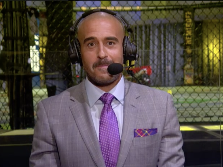 ufc's tweet photo. RT if you like @Jon_Anik's new mustache 👨🏻 #UFCVegas4 https://t.co/p4tKQVRYfC