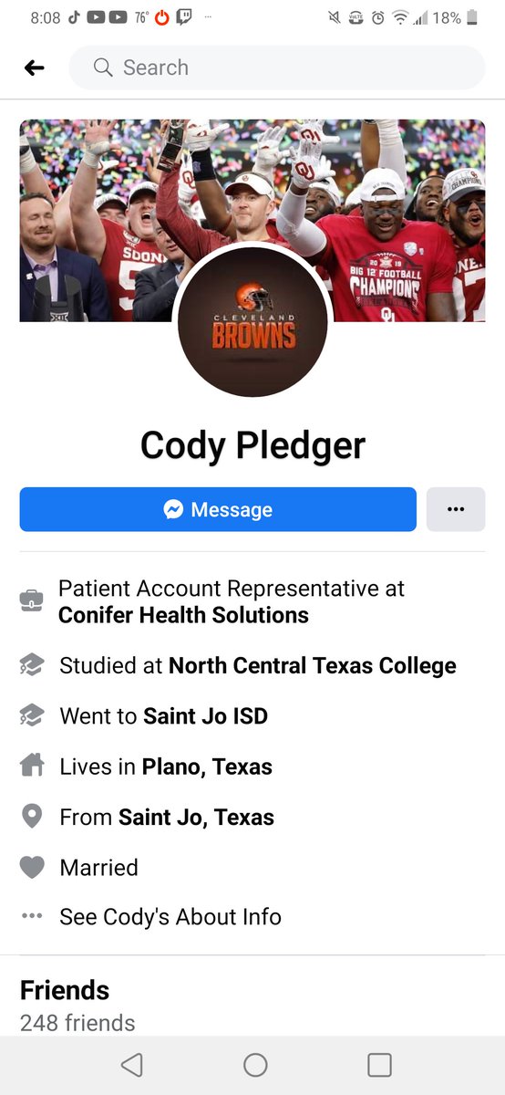 RodShaft's tweet image. I'm sure he represents all the patient accounts equally. 

facebook.com/ConiferHS/