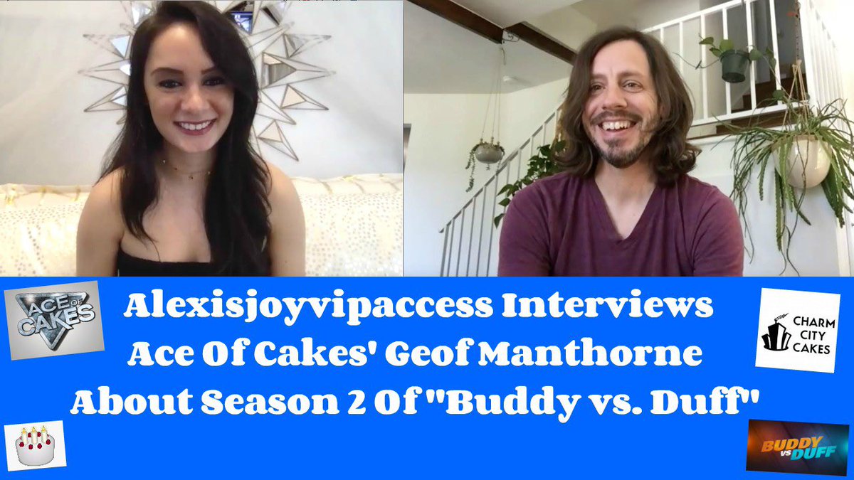 alexisjoyvipaccess (@alexisjoyvipacc) on Twitter photo I’ve always admired the GREAT <a href="/geofmanthorne/">geof manthorne</a>’s work, so it was such an honor to interview him! 🧁 #ICYMI, check out my INTERVIEW with CAKE MASTER #GeofManthorne here: youtu.be/zBBRxiI21KU where we talked about his fave cake he’s created, his music 🎶 and MORE!! #AceOfCakes I’ve always admired the GREAT <a href="/geofmanthorne/">geof manthorne</a>’s work, so it was such an honor to interview him! 🧁 #ICYMI, check out my INTERVIEW with CAKE MASTER #GeofManthorne here: youtu.be/zBBRxiI21KU where we talked about his fave cake he’s created, his music 🎶 and MORE!! #AceOfCakes