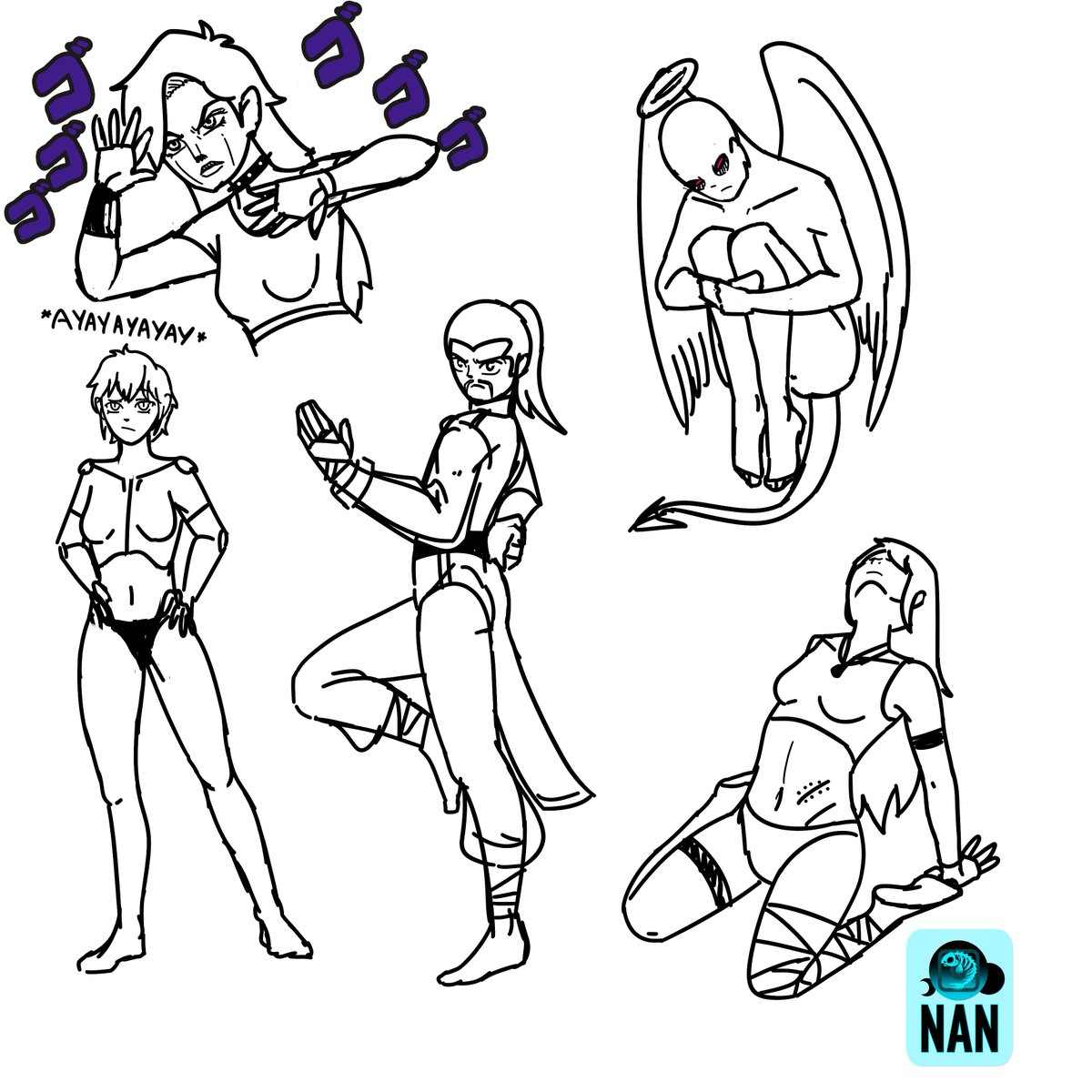 HernanEscamill1's tweet image. #sketches #doodles #practive #characterdesigh #Anatomypractice #anatomyforartist