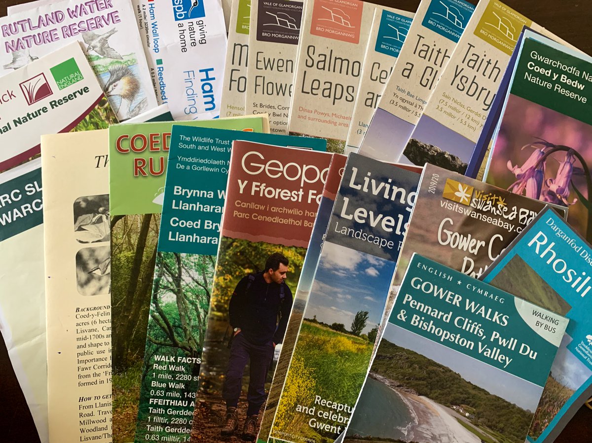 So it looks like I hoard leaflets?! That’s something I used to do as a kid! 

Day 27 of #30DaysWild...planning ahead. A list (excel of course...🧐) of places to visit once I’m allowed.  Girl’s gotta dream...💭

#30DiwrnodGwyllt...cynllunio o flaen llaw...💭