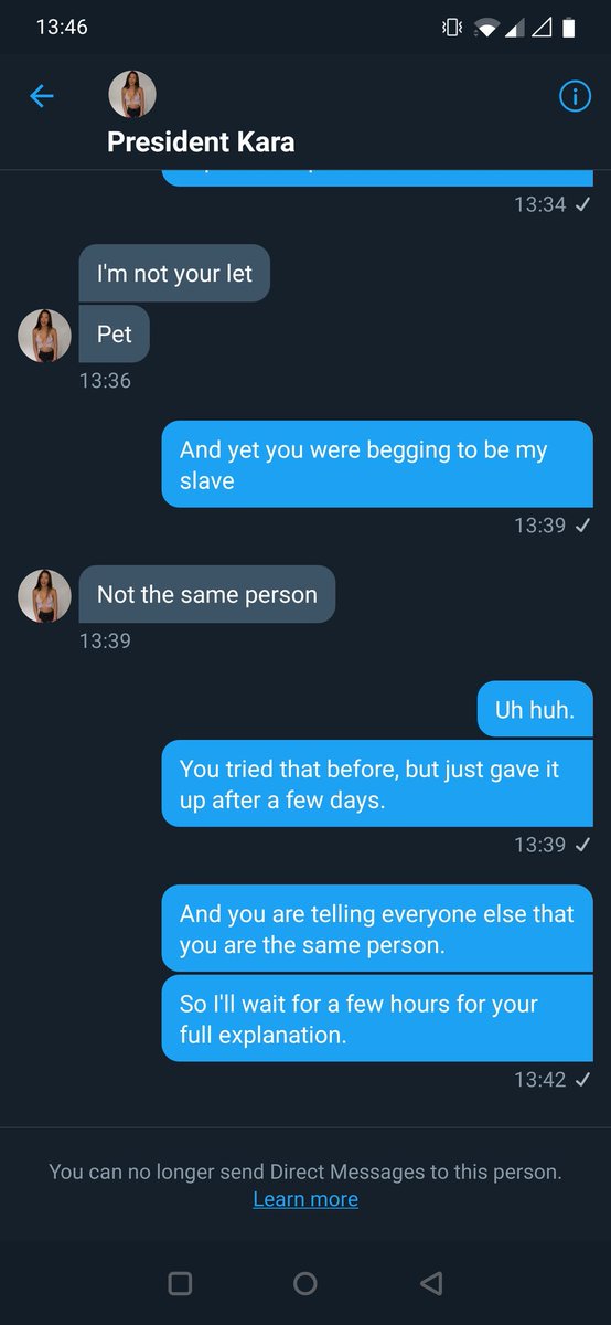 backup__lisa's tweet photo. Now, once again, he'll claim that he's gone back to "not the same person" despite telling subs that he is.

So I guess you bought a beta domme account, then let them have it back for a day, then took back control once again.

Oh what a tangled web we weave, Kyle.

4/5. https://t.co/eDtEivkWPE