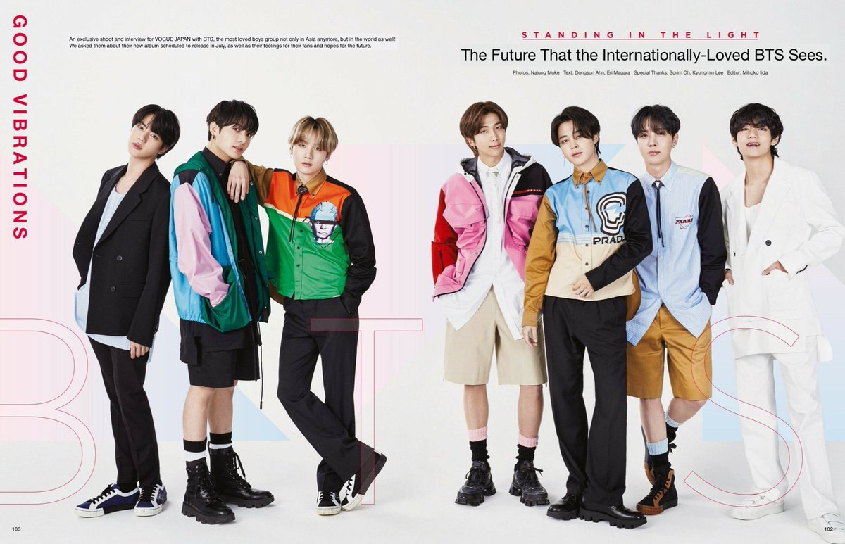 kookceptional's tweet photo. [trans] vogue japan @BTS_twt 
edited my translations directly onto the magazine pages since my threads were kind of all over the place haha, pls read from left to right! https://t.co/thhn13reu7