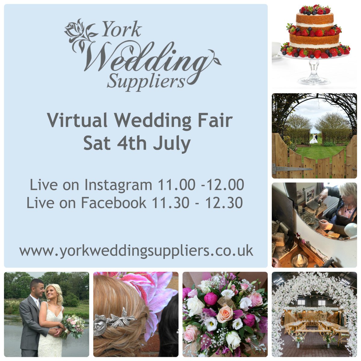 We are holding our first virtual wedding fair! Come and meet great local suppliers. #weddingsinyork #weddingfair #yorkweddingsuppliers #local #york #yorkphotographer #virtualweddingfair