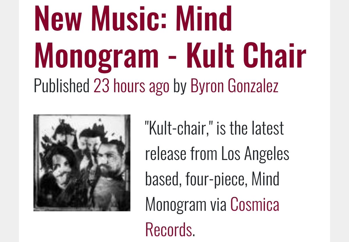 BilingualSounds's tweet image. LA locals @MindMonogram releasetheir latest eerie single. Read about it on our latest blog post!

latinalt.org/on-latin-alt/i…