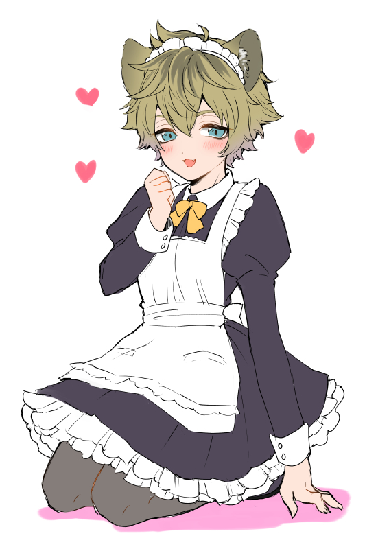 性癖なので♀ラくんにメイド服着せたかった レオラギなのでレさんは出勤阻止してもいいしお持ち帰りしてもいいです 