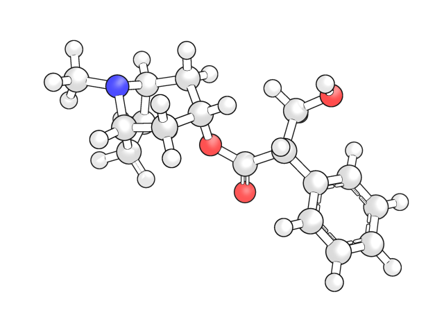 化合物bot アトロピン アセチルコリンのムスカリン性アセチルコリン受容体への結合を競合阻害する このためアセチルコリンの分解阻害阻害に起因する有機リン剤中毒 サリン中毒等 への治療薬として用いることができる